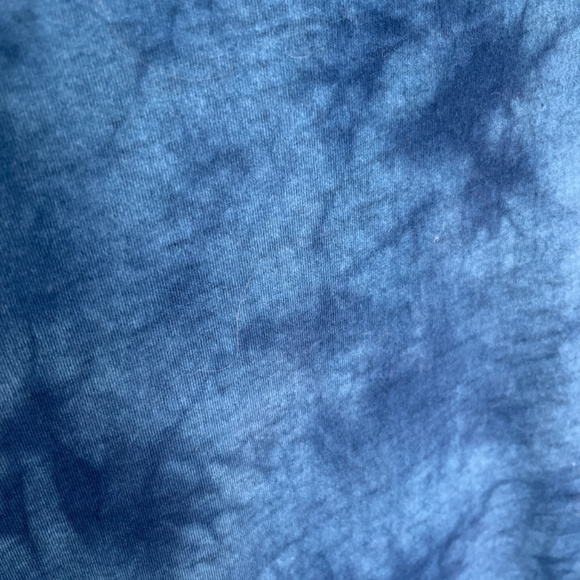 Tie dyed blue T-shirt dress - Picture 2 of 5